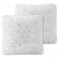 thumbnail image 1 of Sweet Home Collection Decorative Soft Plush Long Faux Fur Throw Pillows, 18"x18", 2-Pack, 1 of 3