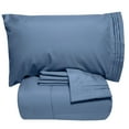 thumbnail image 1 of Sweet Home Collection Denim 5 Piece Bed in a Bag Comforter Set with Sheets, Queen, 1 of 2