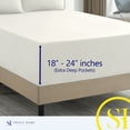 thumbnail image 1 of Sweet Home Collection Fits 18"-24", Extra Deep Pocket, 6 Piece Supreme Microfiber Sheet Set, King - Ivory, 1 of 5