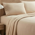 thumbnail image 1 of Sweet Home Collection Flannel Sheet Set Beige King, 1 of 5