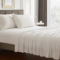 thumbnail image 1 of Sweet Home Collection Jersey Knit Microfiber Sheet Set Full Ivory, 1 of 7