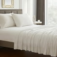 thumbnail image 1 of Sweet Home Collection Jersey Knit Microfiber Sheet Set Twin Ivory, 1 of 7