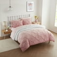 thumbnail image 1 of Sweet Home Collection Loralie Ombre Pintuck BIAB Twin Blush, 1 of 6