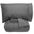 thumbnail image 1 of Sweet Home Collection  Luxury Solid 7-piece Bed-In-a-Bag with Sheet Set, 1 of 5