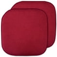 thumbnail image 1 of Sweet Home Collection Memory Foam Honeycomb Non-Slip Back 16" x 16" Chair Cushion Pad 2 Pack, 1 of 7