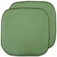 thumbnail image 1 of Sweet Home Collection Memory Foam Honeycomb Non-Slip Back 16" x 16" Chair Pad - Green, 2 Pack, 1 of 7