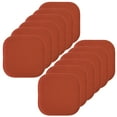 thumbnail image 1 of Sweet Home Collection Memory Foam Honeycomb Non-Slip Back 16" x 16" Chair Pad - Rust, 12 Pack, 1 of 7