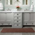 thumbnail image 1 of Sweet Home Collection Memory Foam No Slip Back Bath Mat Rug 24 x 60 Brown, 1 of 4