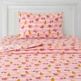 thumbnail image 1 of Sweet Home Collection Microfiber Sweet Summer Fun Pink Kids Sheet Set Twin, 1 of 3