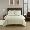 thumbnail image 1 of Sweet Home Collection Mika Faux Fur Animal Comforter Set - King Cream, 1 of 5