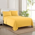 thumbnail image 1 of Sweet Home Collection RV Queen 6-Piece Bed Sheet Set Yellow, 1 of 5