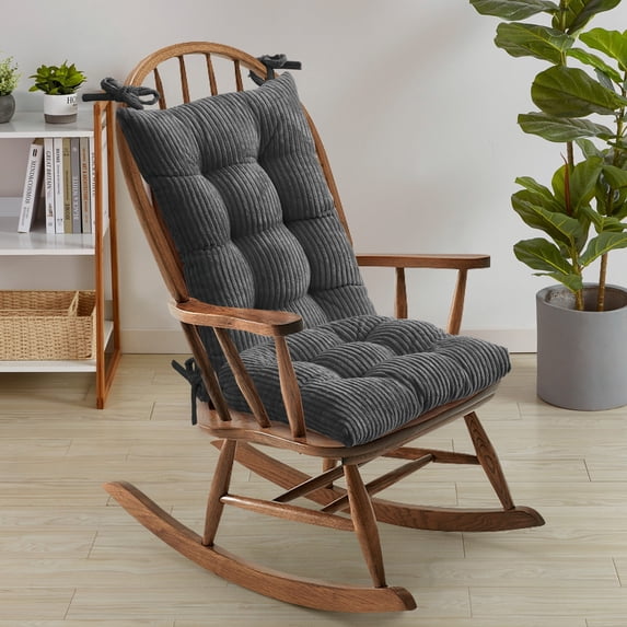 Sweet Home Collection Rocking Chair Cushion Set Linen