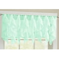 thumbnail image 1 of Sweet Home Collection Sheer Voile Vertical Ruffle Window Curtain 12" Valance, 1 of 1