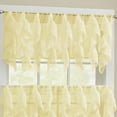 thumbnail image 1 of Sweet Home Collection Sheer Voile Vertical Ruffle Window Curtain 12" Valance, 1 of 1