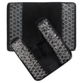 thumbnail image 1 of Sweet Home Collection Sinatra Banded Bathroom Rug Set, 1 of 2