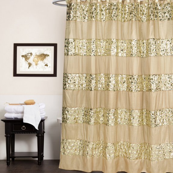 Sweet Home Collection Sinatra Collection Shower Curtain
