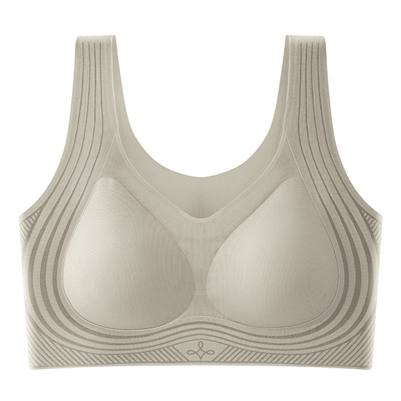 Sweet Home Farm Bras For Women Underwire Women's Comfortable Sexy And Traceless Chest Gathered Without Soft Support Collar Closure Anti Drop B Bras