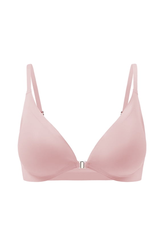 Front Closure Bras for Women Non Marking Sexy Large Size Lingerie Thin Of Small Breasts Gathered Adjustable Buckle Back Bra Bras