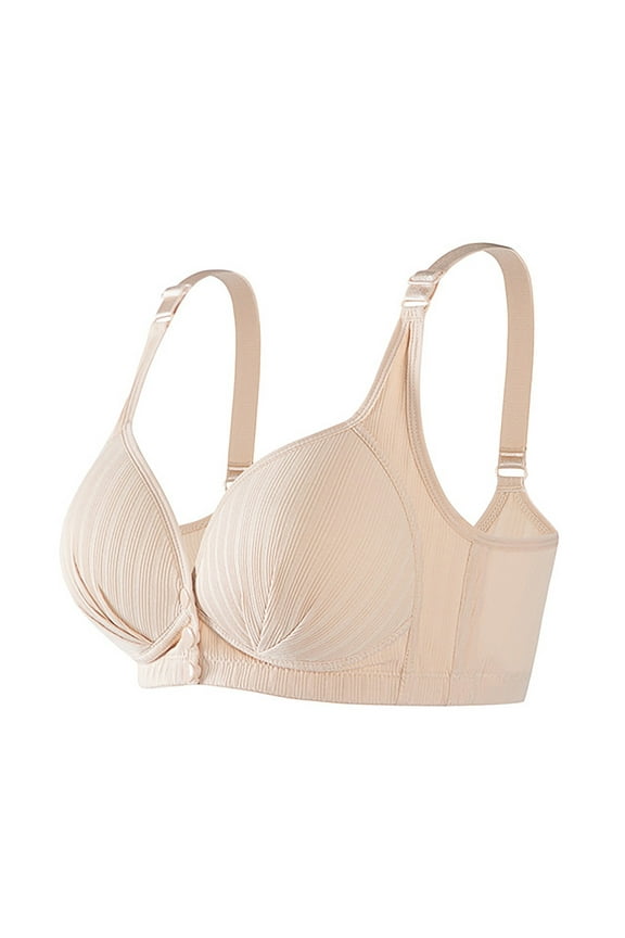 Front Closure Bras for Women Open Bra Fixed Cup Non Empty Underwear Comfort Bras