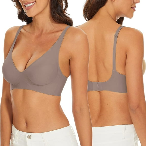 Sweet Home Farm Padded Bras for Women Sexy Lingerie Comfortable Traceless Sports Underwear Solid Color Sleeping Bra Bras