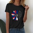 thumbnail image 1 of Sweet Home Farm Patriotic Shirts for Women Fashion Workout T Athletic Plus Size Tops Summer Trendy Clothes 2025 Spring Tee Short Sleeve Shirts Black, 1 of 9