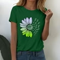 thumbnail image 1 of Sweet Home Farm Short Sleeve Shirts for Women Fashion Workout T Athletic Plus Size Tops Summer Trendy Clothes 2025 Spring Tee Womens Graphic T Shirts Green, 1 of 9