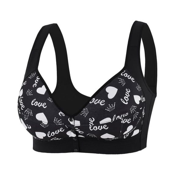 Sweet Home Farm Support Bras for Women Front Closure Breathable Bra Comfortable Convenient No Wire Anti Sagging Bras