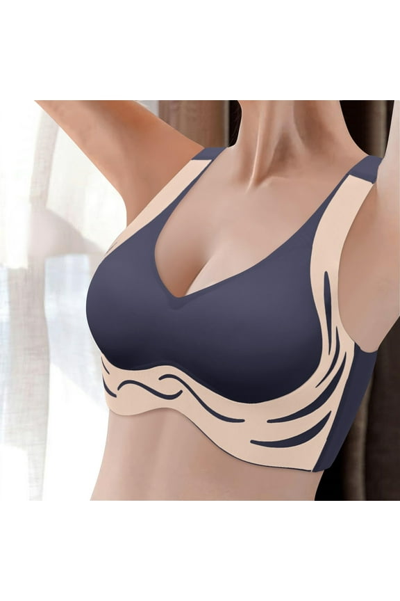 Support Bras for Women Wireless Bra Super Gather Anti Sagging Breasts Pushup Lifting Older Bras