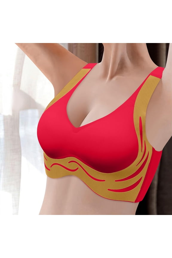 Support Bras for Women Wireless Bra Super Gather Anti Sagging Breasts Pushup Lifting Older Bras