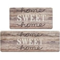 thumbnail image 1 of Sweet Home Kitchen Rug Set 2 Pieces, Cushioned Anti-Fatigue Kitchen Floor Mats Waterproof Easy to Clean Comfort Standing Kitchen Mat Set (Gray), 1 of 6