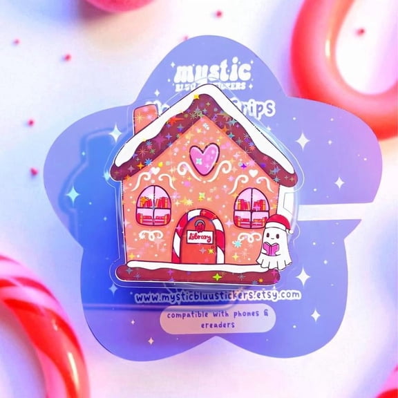 Sweet Home MagSafe Grip Christmas Library Design
