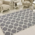 thumbnail image 1 of Sweet Home Stores Clifton Collection Moroccan Geometric Trellis Design Living and Bedroom Felt Back Area Rugs, 1 of 4