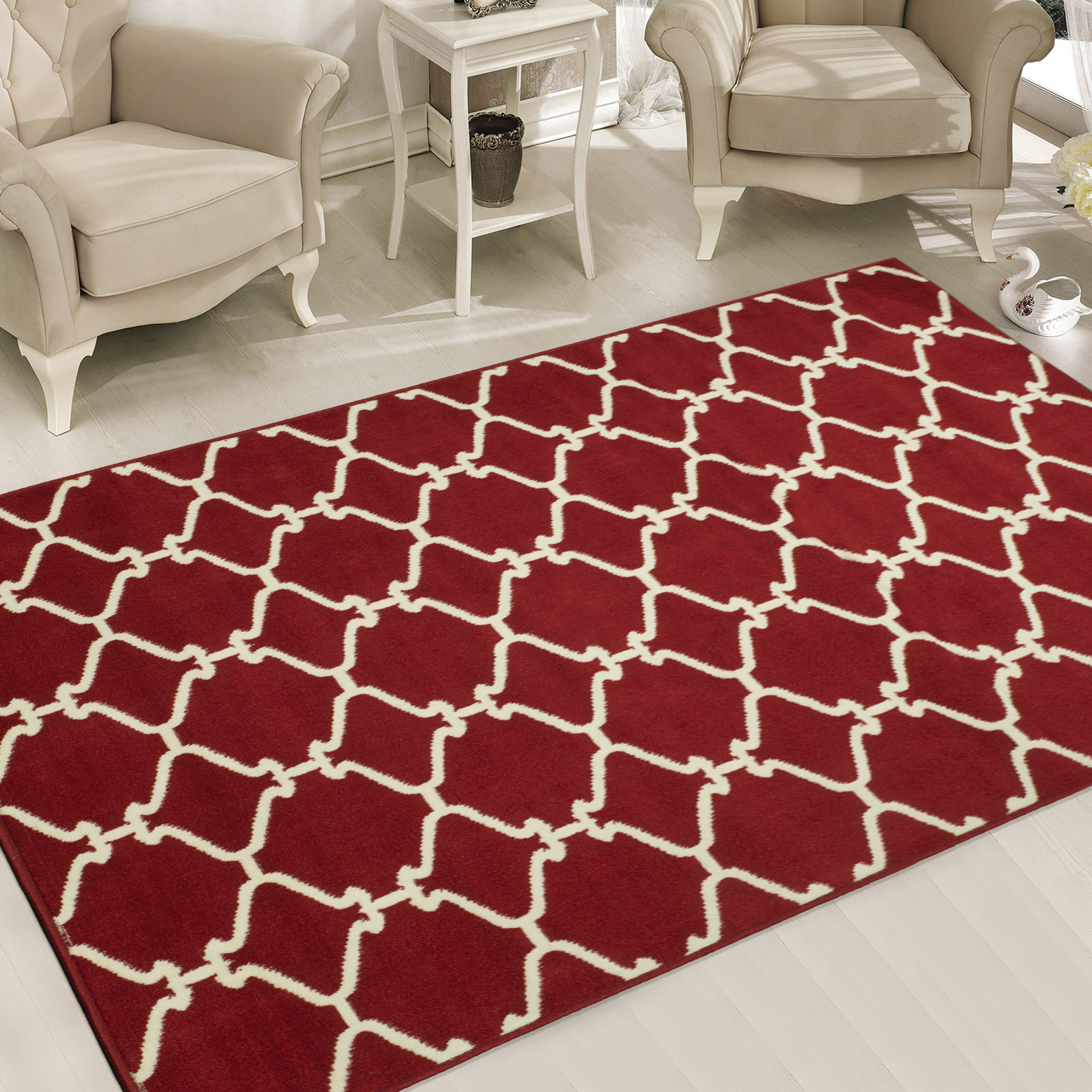 Sweet Home Stores Clifton Moroccan Trellis Design Area Rug