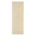 thumbnail image 1 of Sweet Home Stores Cozy Solid 3x8 Indoor Shag Runner Rug, 2'7" x 8', Ivory, 1 of 5