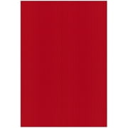 Sweet Home Stores Custom Size Waterproof Non-Slip Rubberback 2x3 Indoor/Outdoor Utility Area Rug, 2' x 3', Red