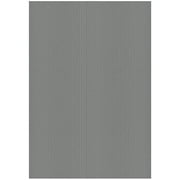 Sweet Home Stores Custom Size Waterproof Non-Slip Rubberback 3x4 Indoor/Outdoor Utility Area Rug, 2'7" x 4', Gray