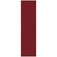 thumbnail image 1 of Sweet Home Stores Machine Washable Non-Slip Rubberback Solid 3x10 Runner Rug, 2'7" x 9'10", Red, 1 of 14