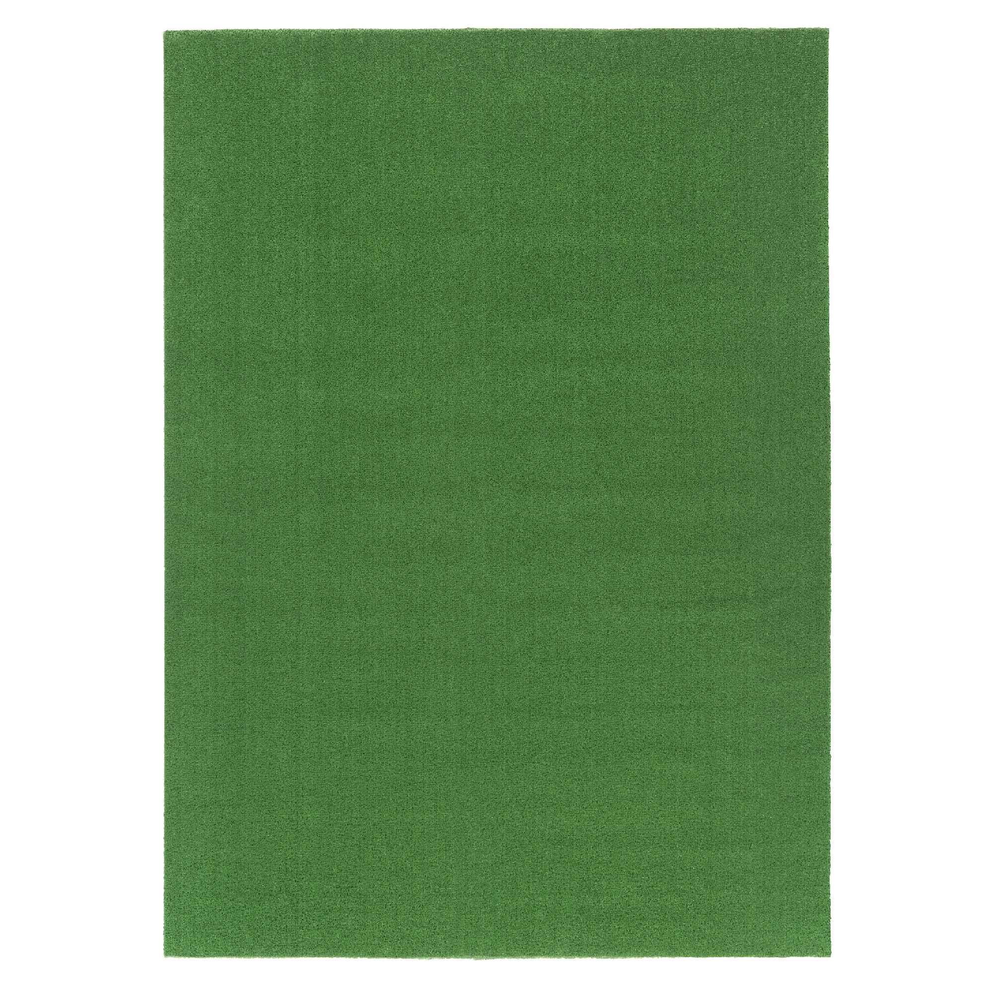 Sweet Home Stores Meadowland Waterproof Solid Grass 6x7 Indoor/Outdoor