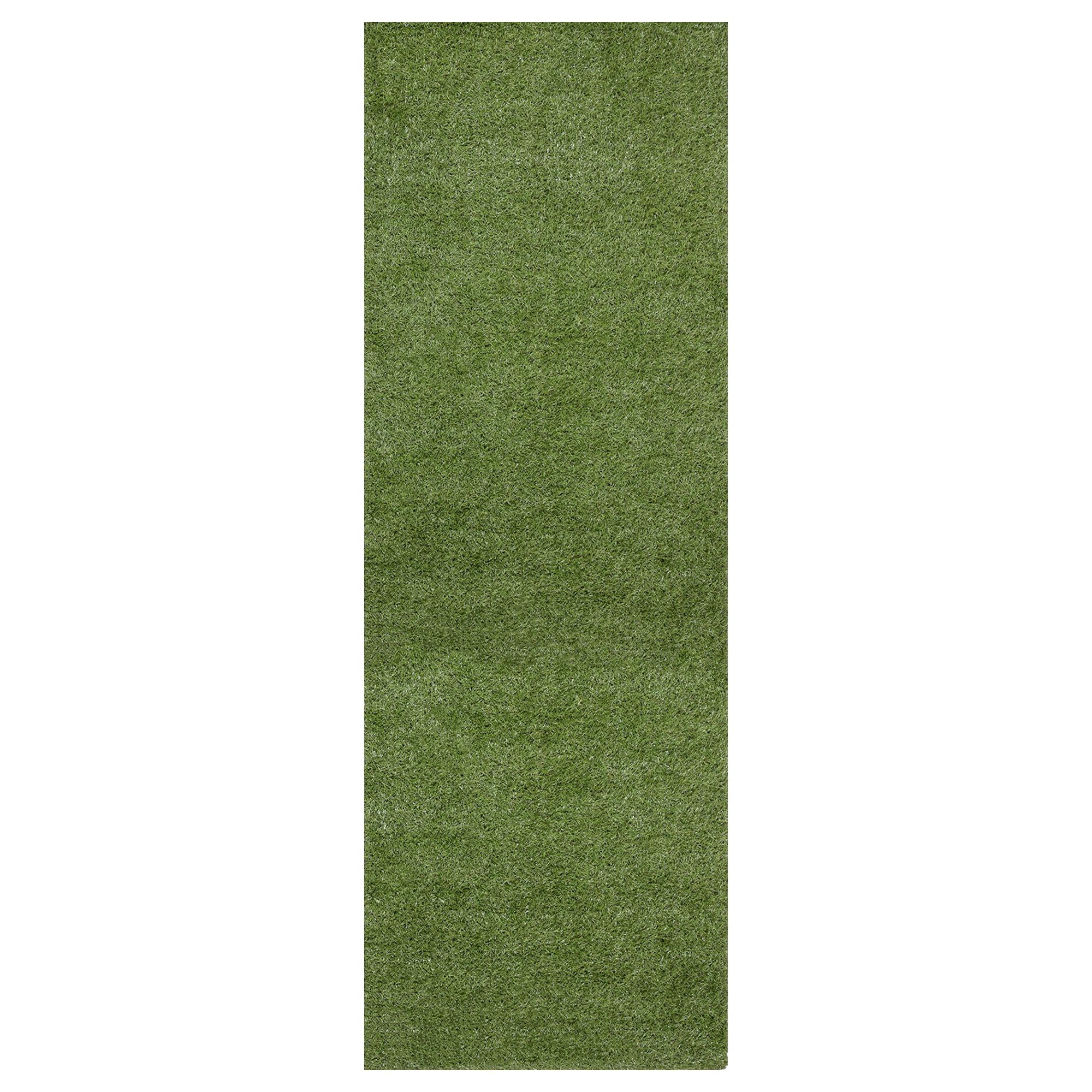 Sweet Home Stores Realistic Artificial Grass 2' x 2'7" Waterproof Turf Mat for Pets Patio Entryway Porch