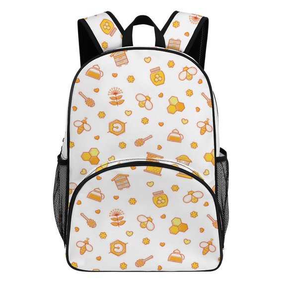 Sweet Honey Bee Pattern Backpacks for Backpack for Bookbag