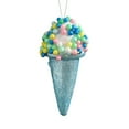 thumbnail image 1 of Sweet Ice Cream Drop Christmas Ball Ornament Indoor/Outdoor Christmas Tree Decoration Fall Wedding Birthday Halloween Thanksgiving Christmas Holiday Decor, 1 of 6