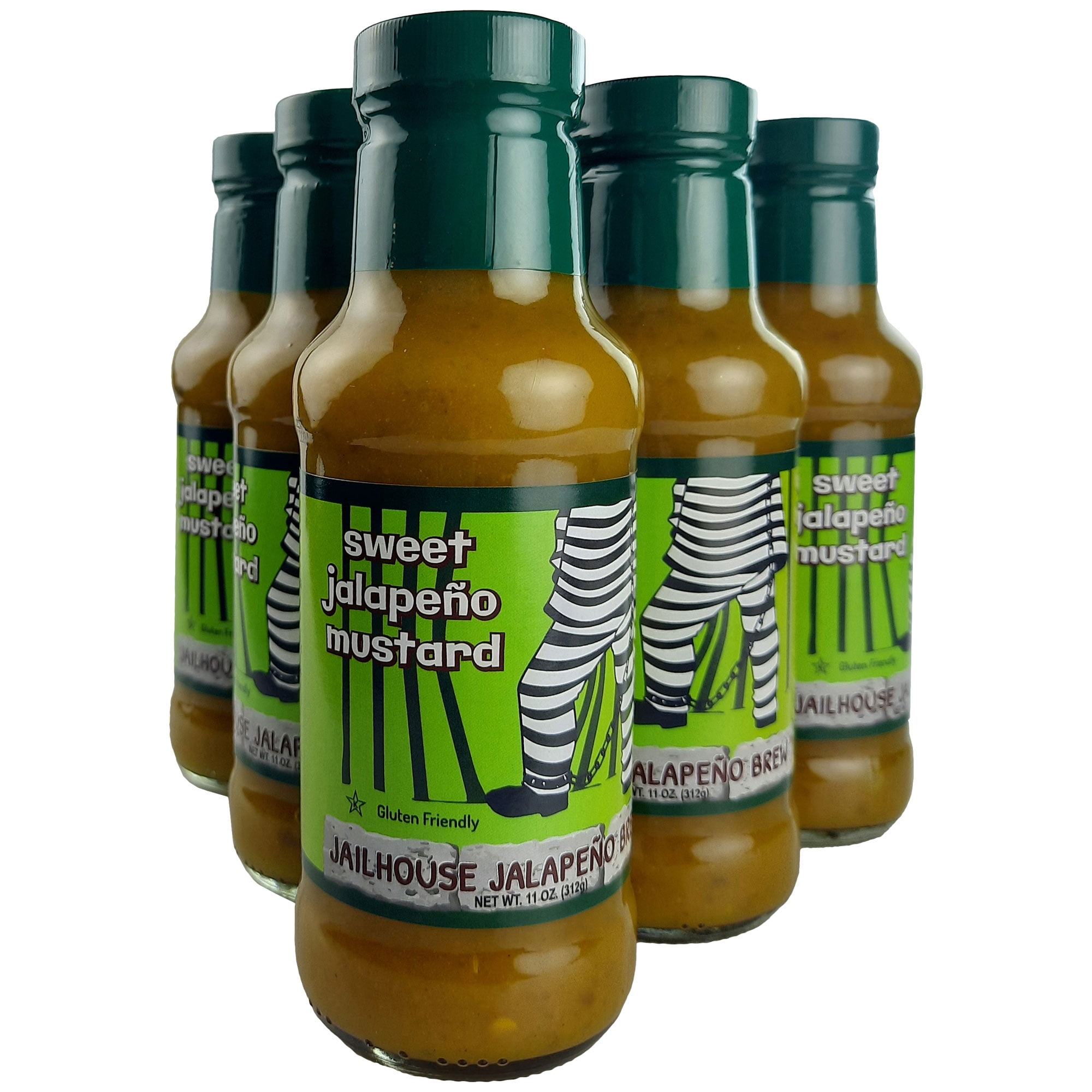 Sweet Jalapeno Mustard 5 Bottles