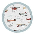thumbnail image 1 of Sweet Jojo Designs Airplane Red Blue and White Baby Play Mat, 1 of 4