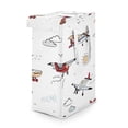thumbnail image 1 of Sweet Jojo Designs Airplane Red and Blue Boy Foldable Laundry Hamper with Handles, 1 of 1