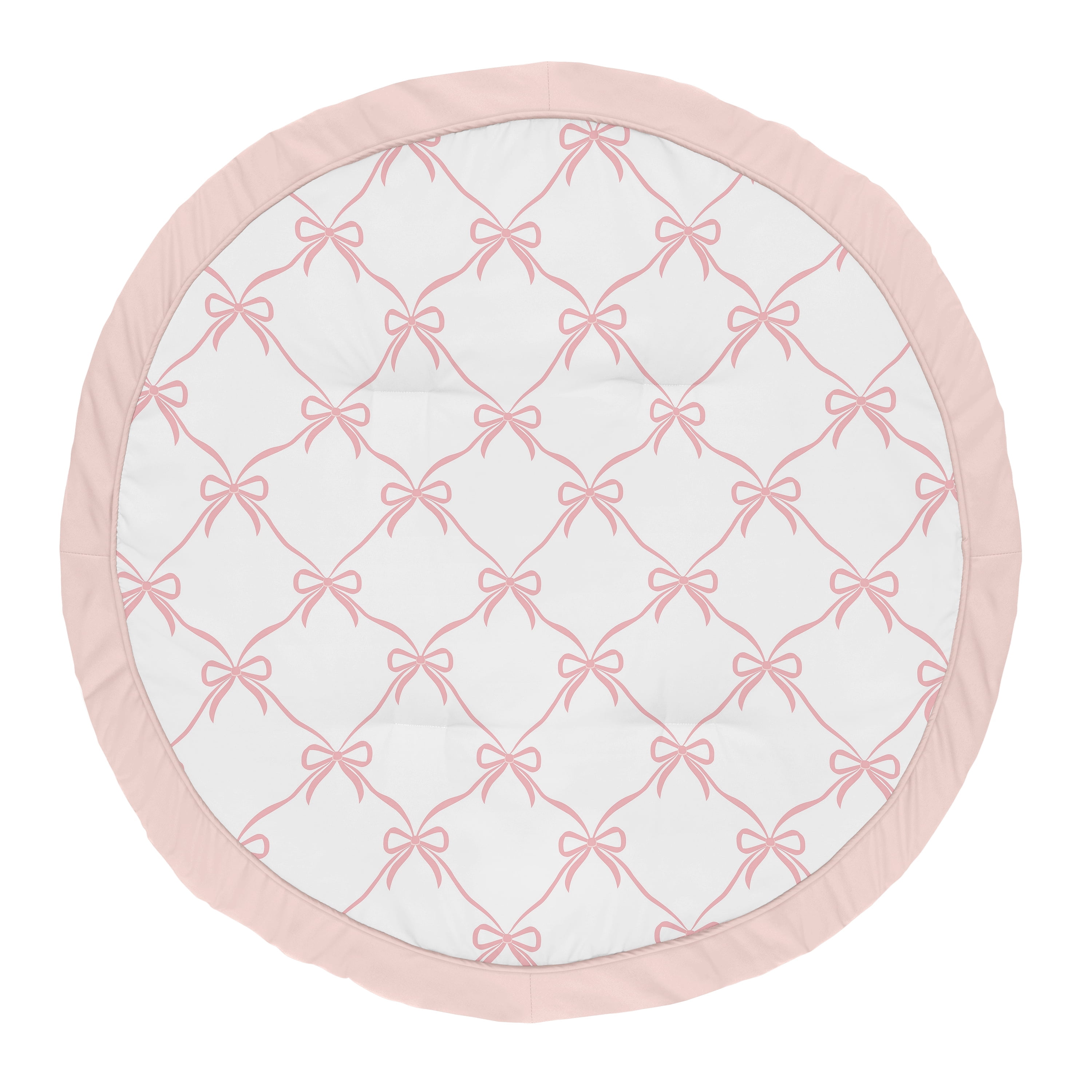 Sweet Jojo Designs Ballerina and Ballet Bows Girl Baby Tummy Time Play Mat