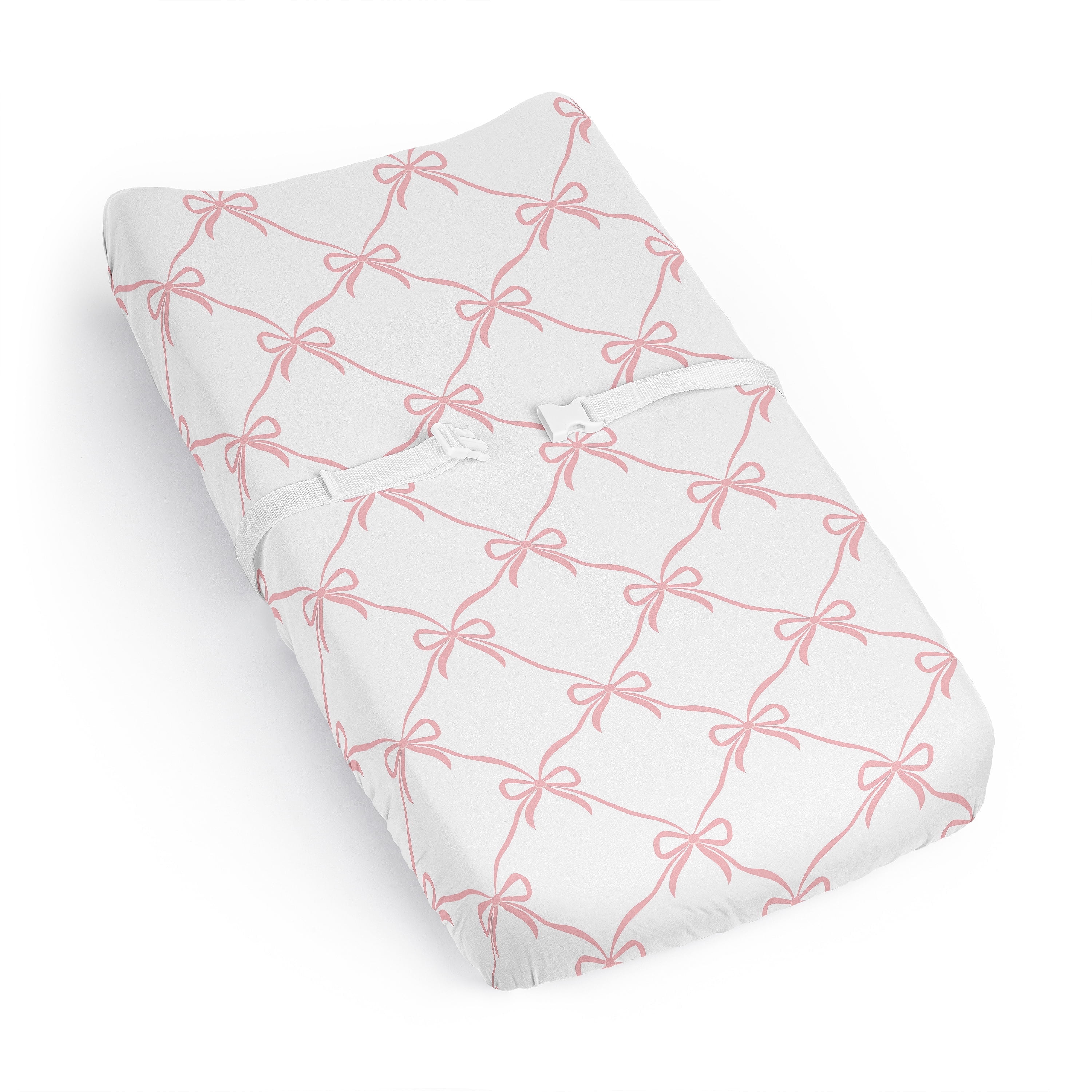 Sweet Jojo Designs Ballerina and Ballet Bows Girl Changing Pad Cover Sheet