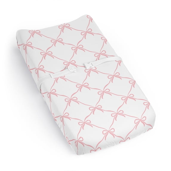 Sweet Jojo Designs Ballerina and Ballet Bows Girl Changing Pad Cover Sheet