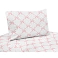 thumbnail image 1 of Sweet Jojo Designs Ballerina and Ballet Bows Girl Twin Size Sheet Set 3 Piece, 1 of 4