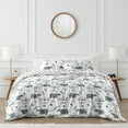 thumbnail image 1 of Sweet Jojo Designs Bear Mountain Blue and White Full/Queen Bed Comforter 3 Piece Bedding Set - 3 Piece, 1 of 6
