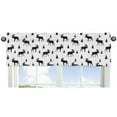 thumbnail image 1 of Sweet Jojo Designs Black and White Woodland Moose Window Treatment Valance for Rustic Patch Collection, 1 of 5